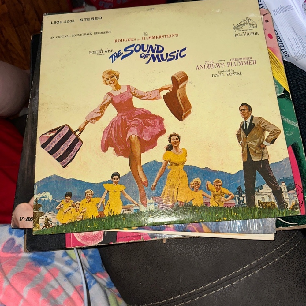 The Sound of Music Soundtrack Vinyl LP RCA LSOD-2005 Julie Andrews.